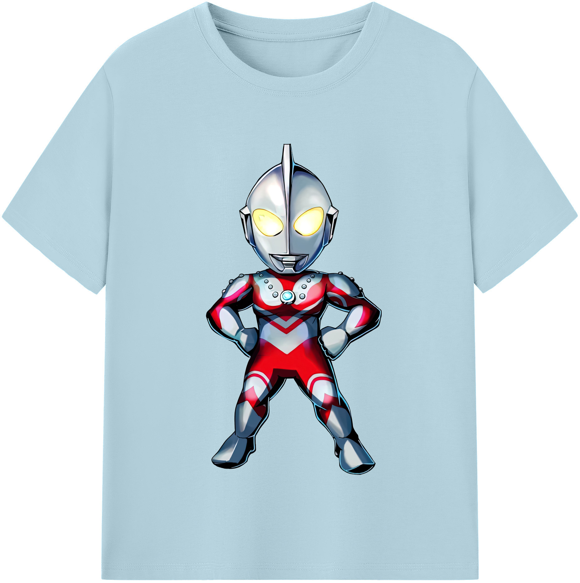 （画像用） ウルトラマン Ultraman 綿100％半袖Tシャツ（フロントプリント）